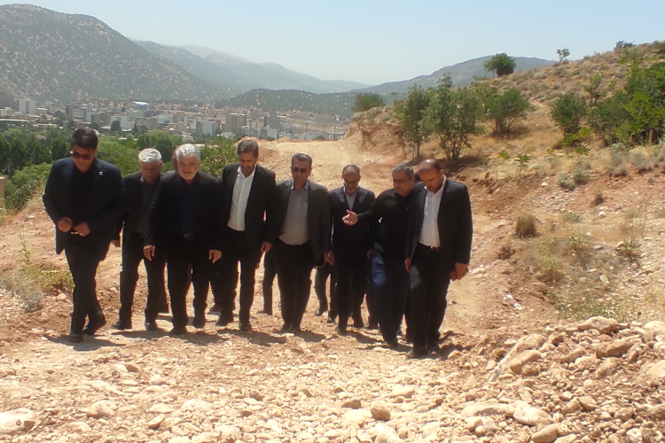 بازدید مسئولان و مدیران استانی از فضاهای فیزیکی دانشگاه یاسوج
