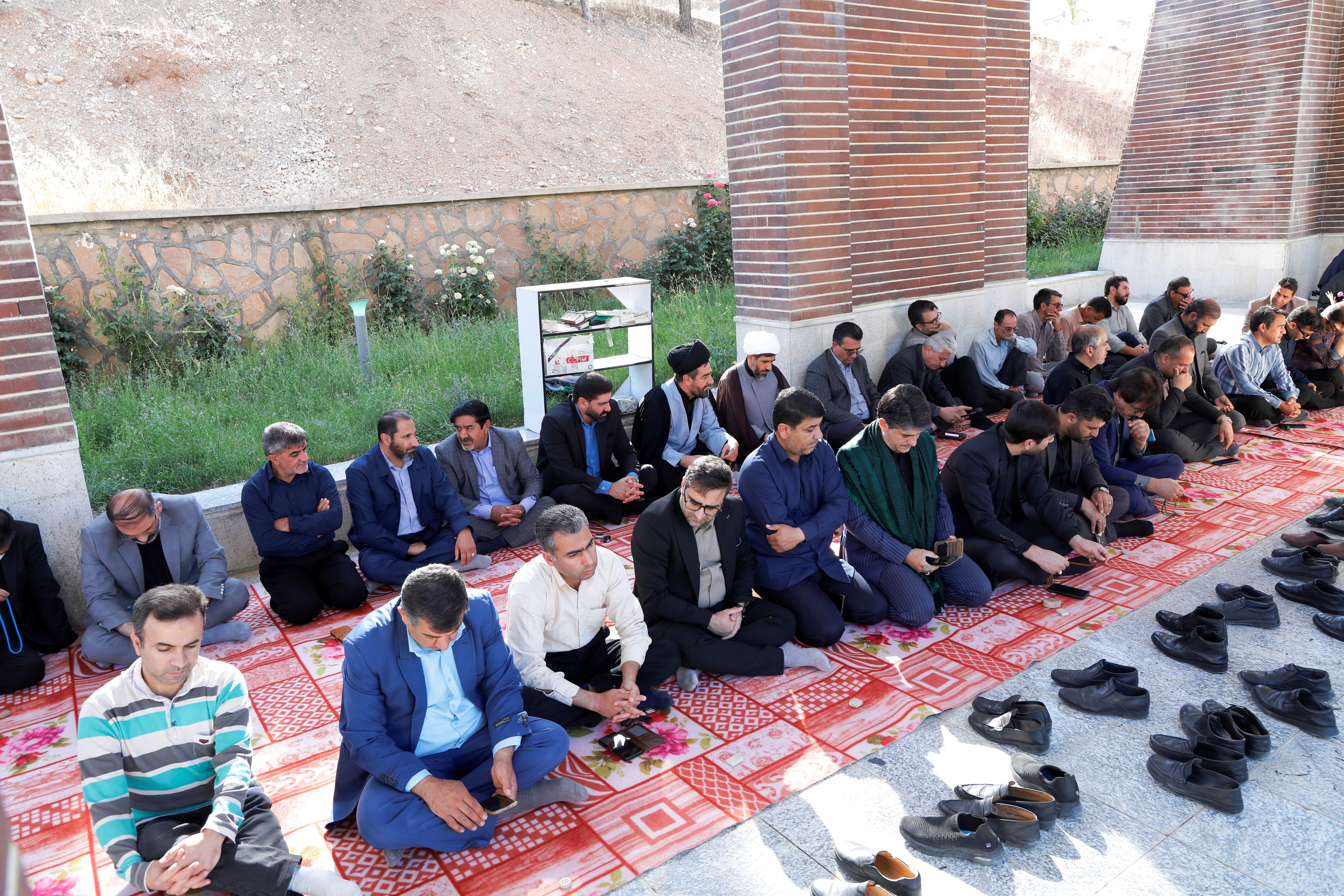 برگزاری مراسم عزاداری  ماه محرم در جوار شهید خوشنام دانشگاه