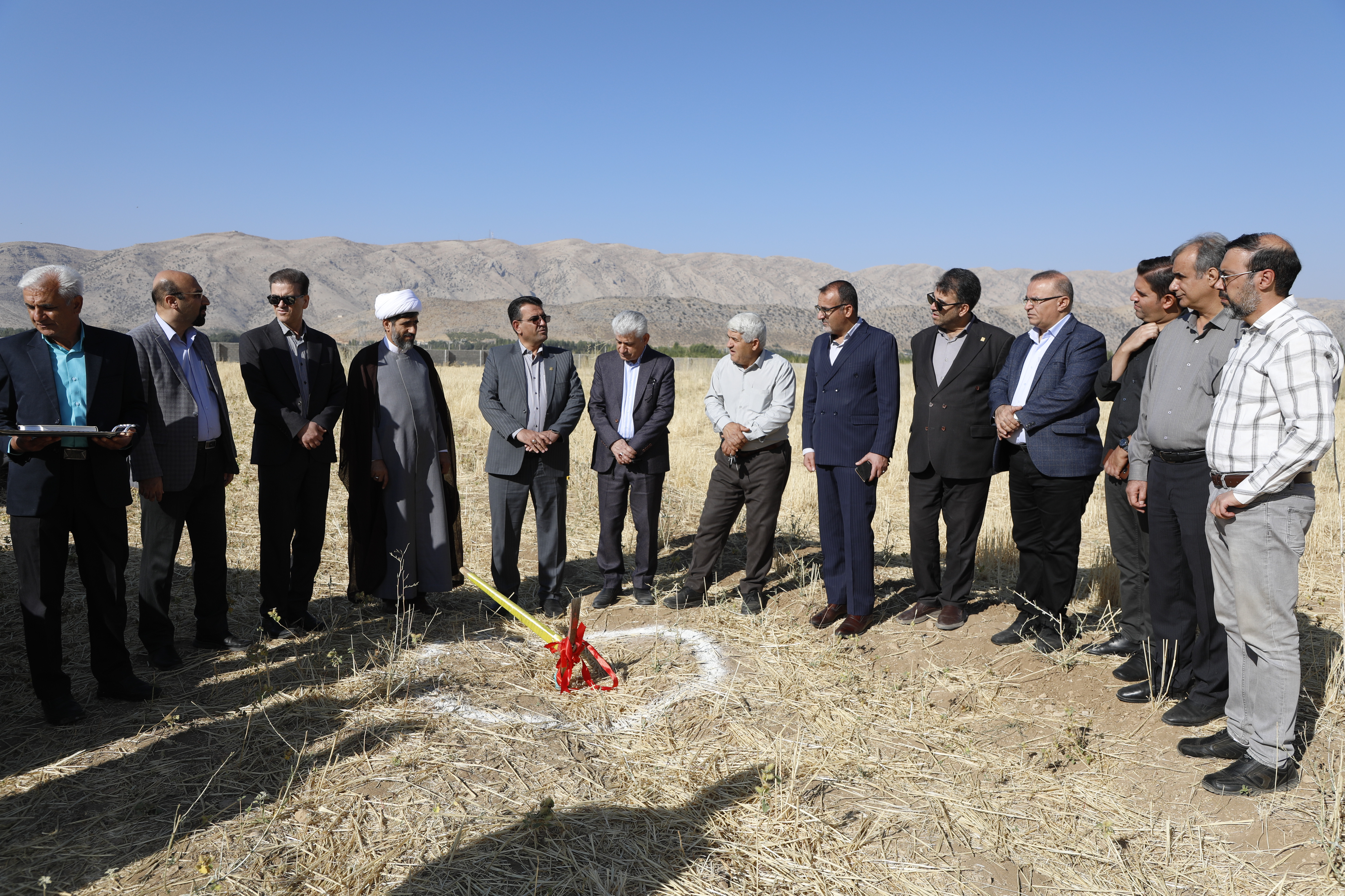 آئین کلنگ زنی ساختمان تحقیقاتی دانشگاه یاسوج 